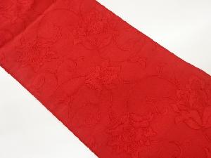 綴れ花唐草模様織出し名古屋帯